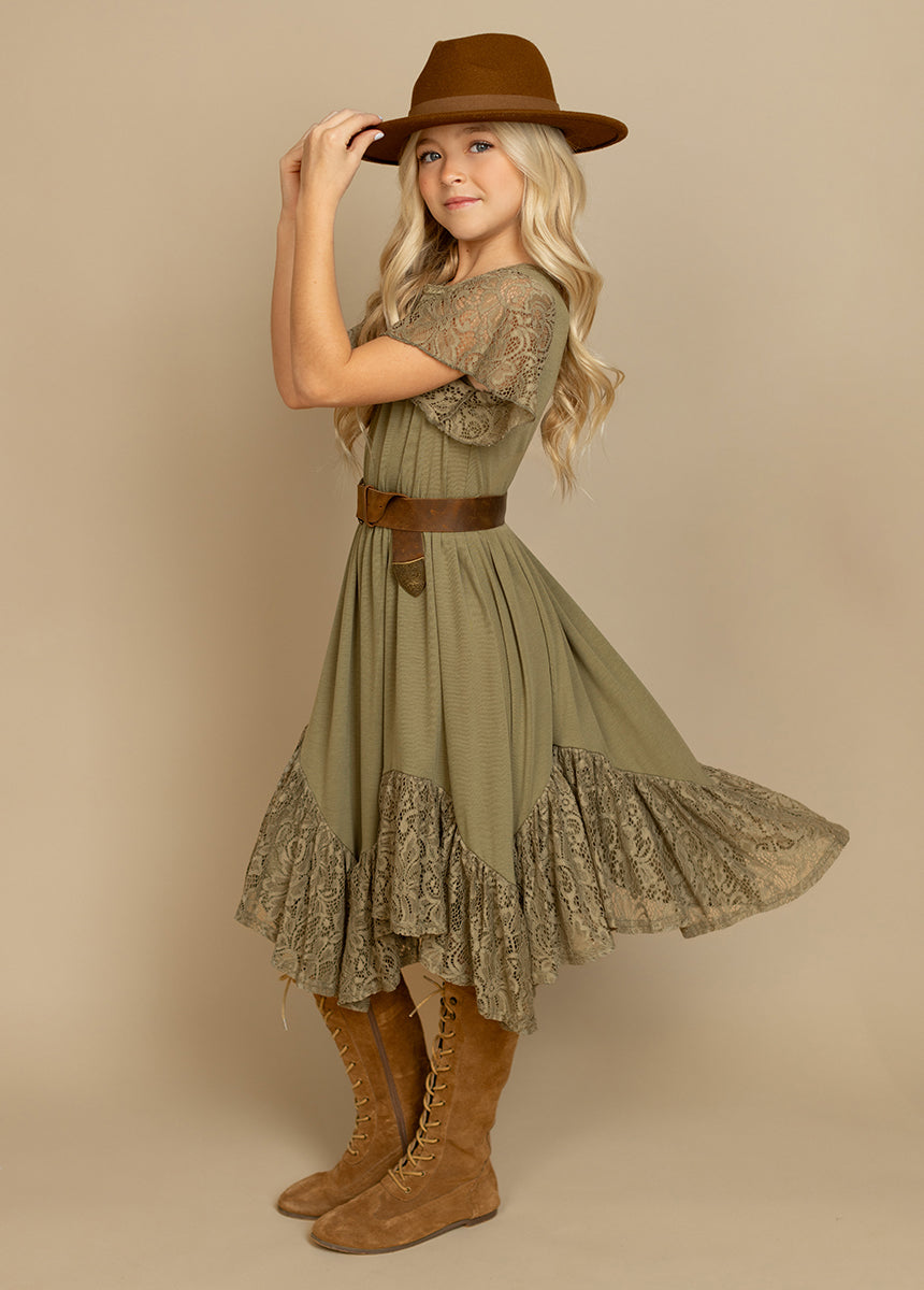 Nemia Dress in Eucalyptus