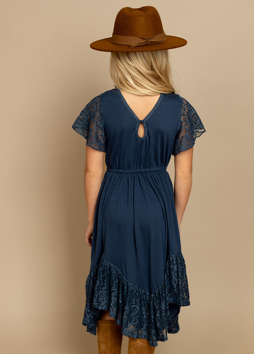 Nemia Dress in Navy