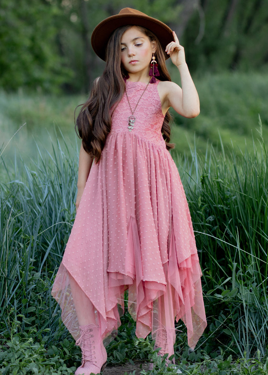 Oliviah Dress in Ashe Rose