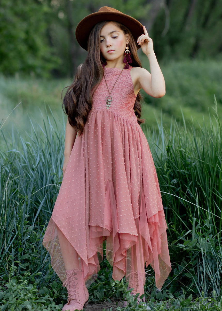 Oliviah Dress in Ashe Rose