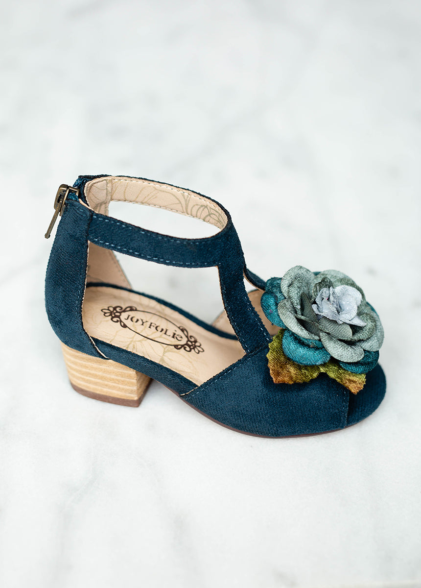 Orelia Heel in Deep Teal