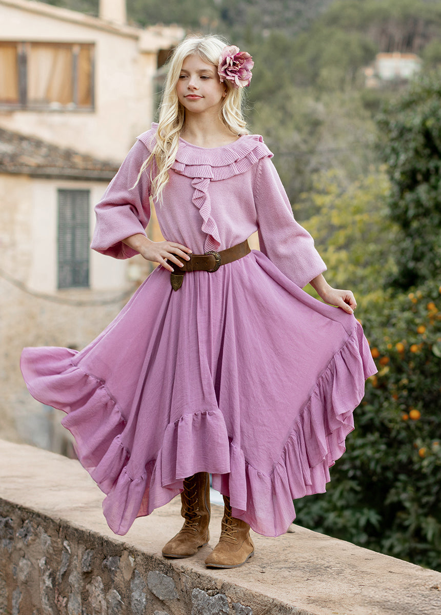 Poesie Skirt in Mauve