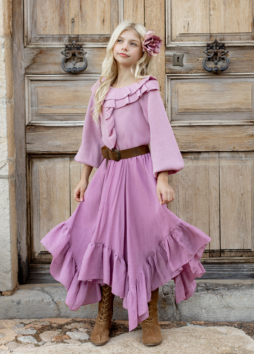 Poesie Skirt in Mauve