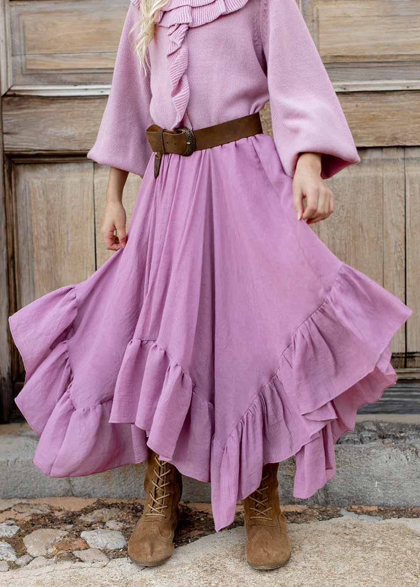 Poesie Skirt in Mauve