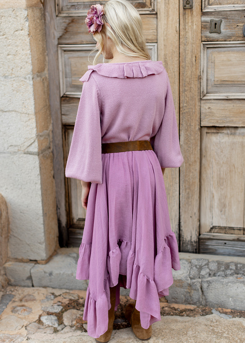 Poesie Skirt in Mauve