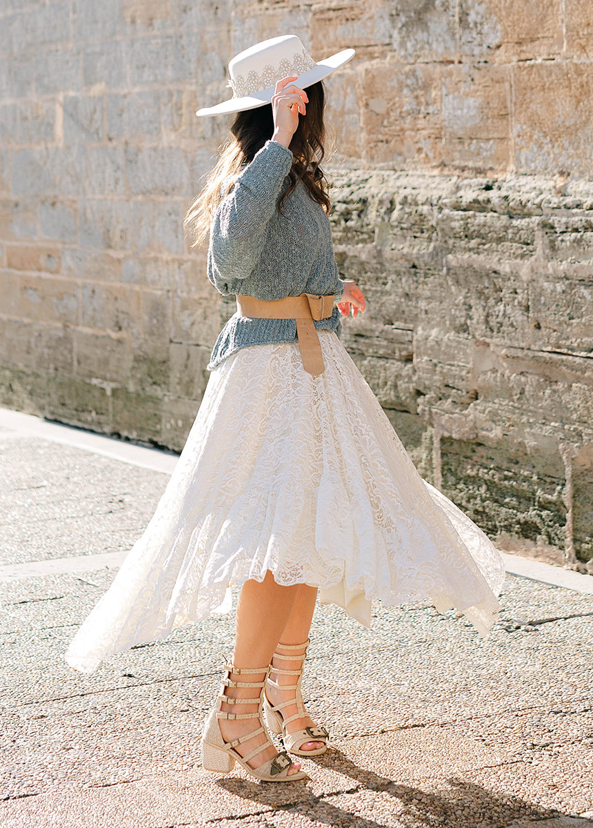 Poesy Skirt in Cream