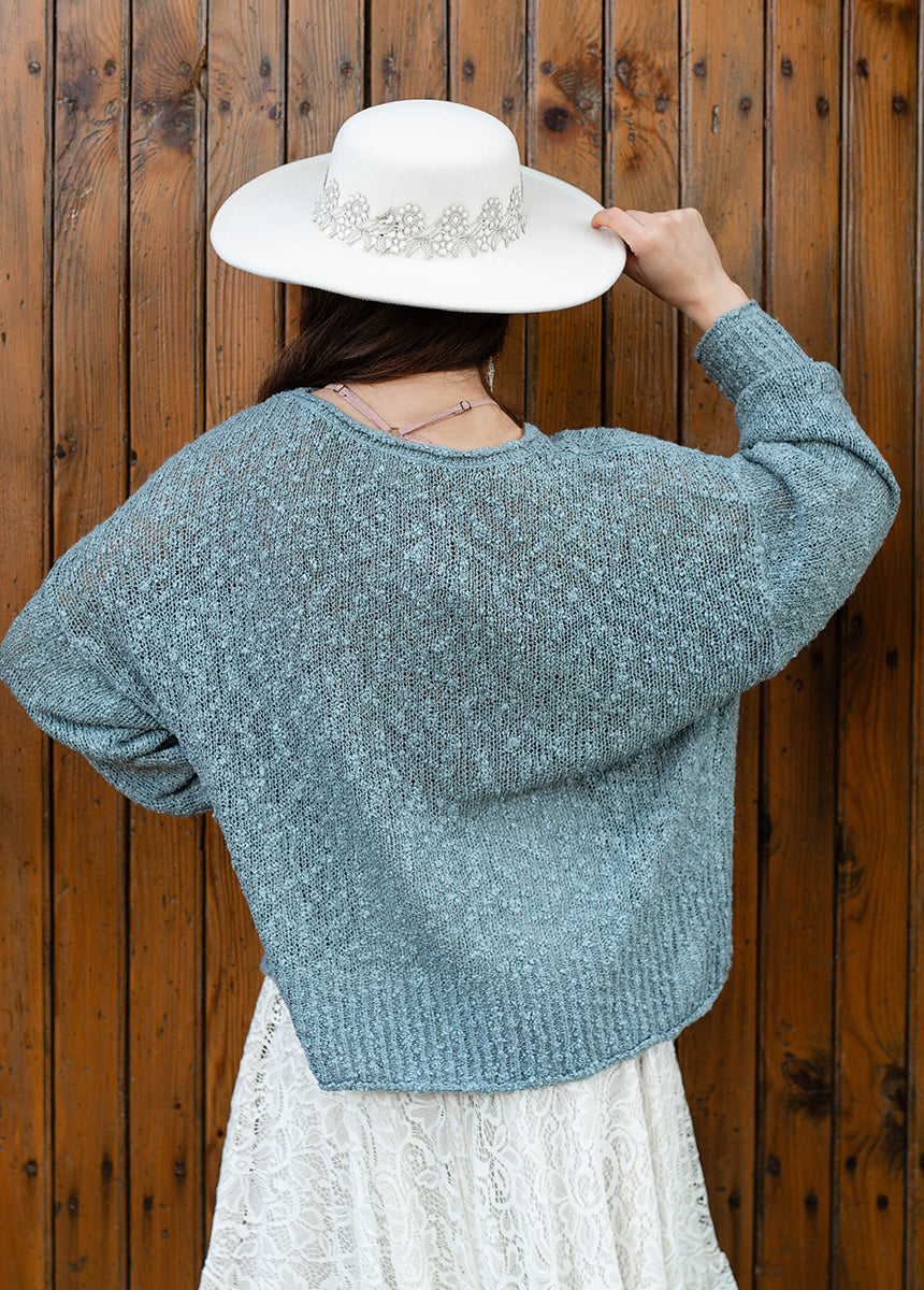 Selah Sweater in Whisper Blue