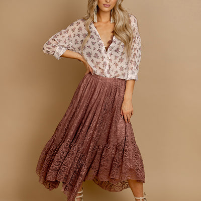 Poesy Skirt in Orchid