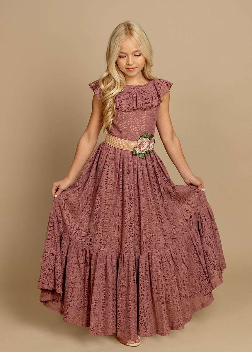 Ravvy Dress in Dusty Rose