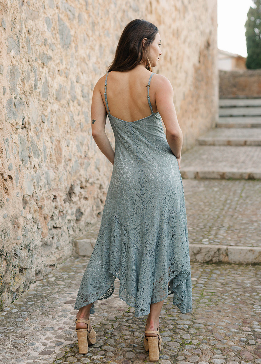 Ravyn Dress in Whisper Blue