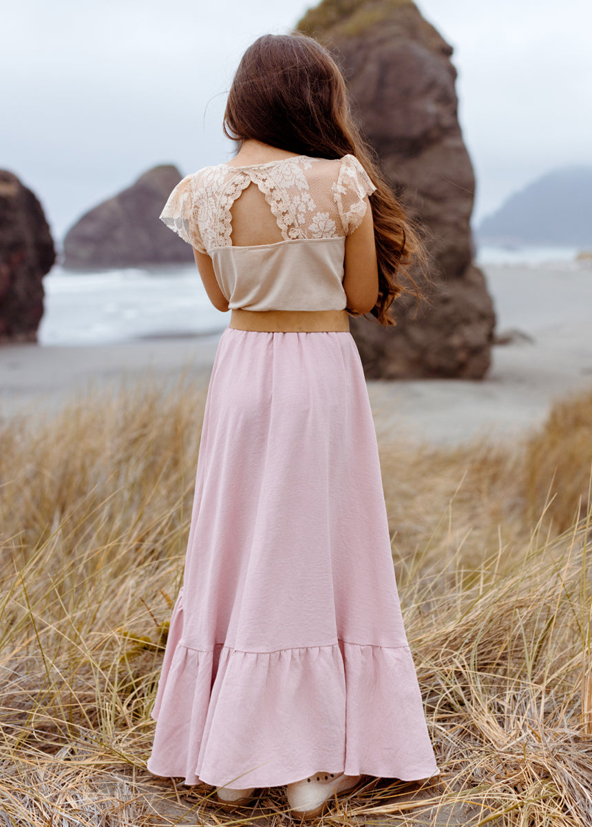 Sitara Skirt in Pink Sand