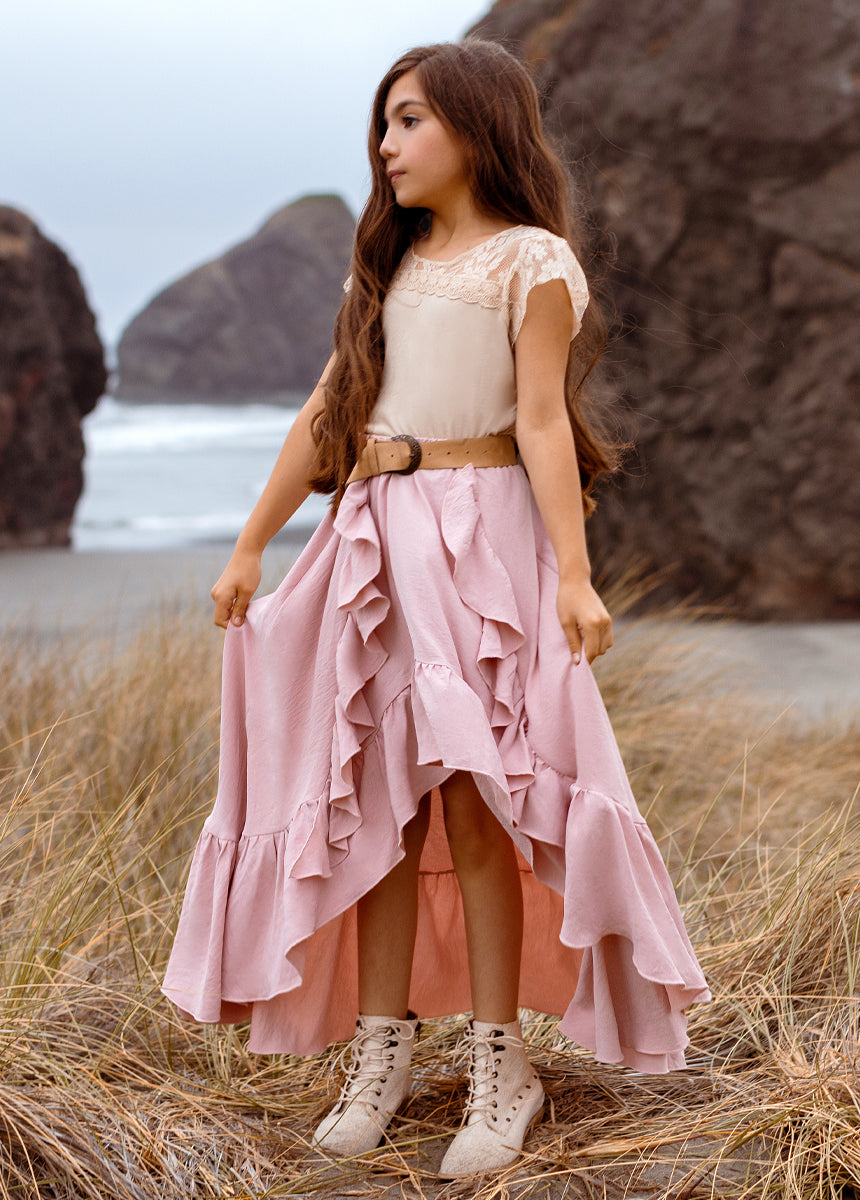 Sitara Skirt in Pink Sand