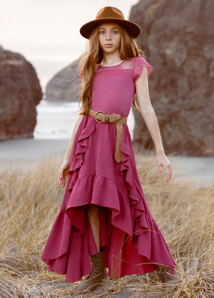 Sitara Skirt in Rose