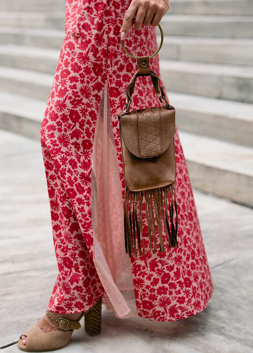 Tisannah Dress in Red Floral