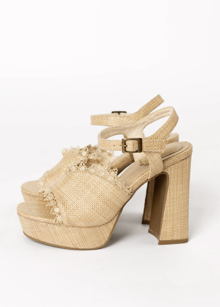 *COMING SOON* - Valentine Platforms in Raffia