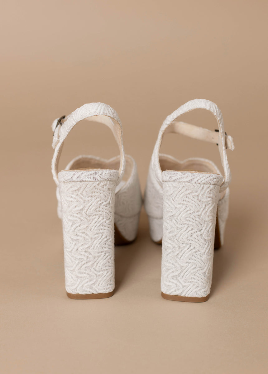 *COMING SOON* - Valentine Platforms in White