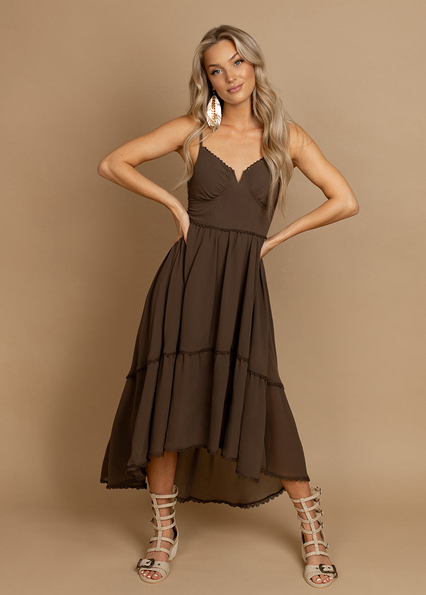 Vola Dress in Taupe