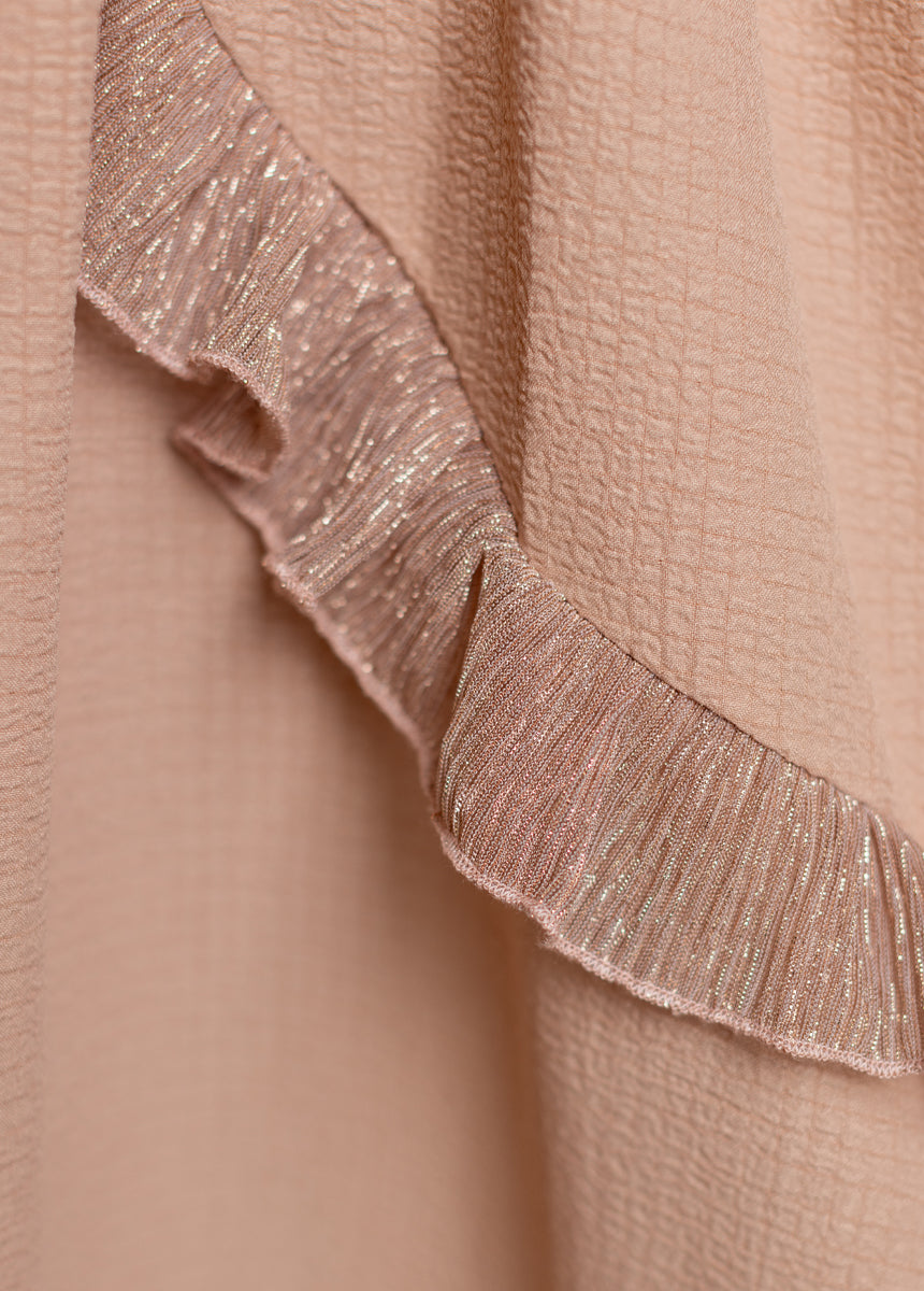 Zaynab Dress in Blush Rosegold