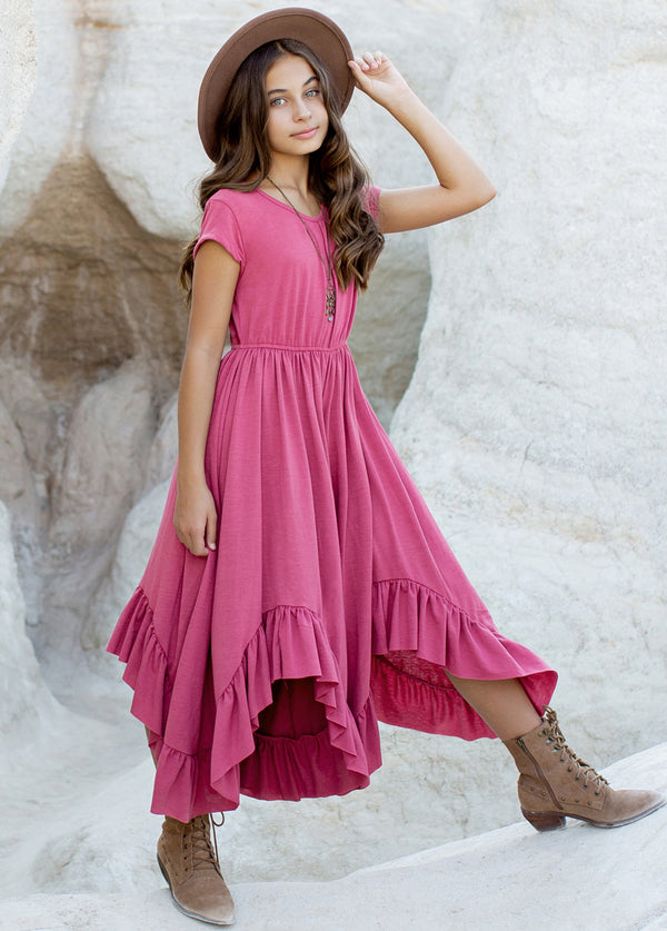 Canyon Jumpsuit in Pink Rosette - Joyfolie