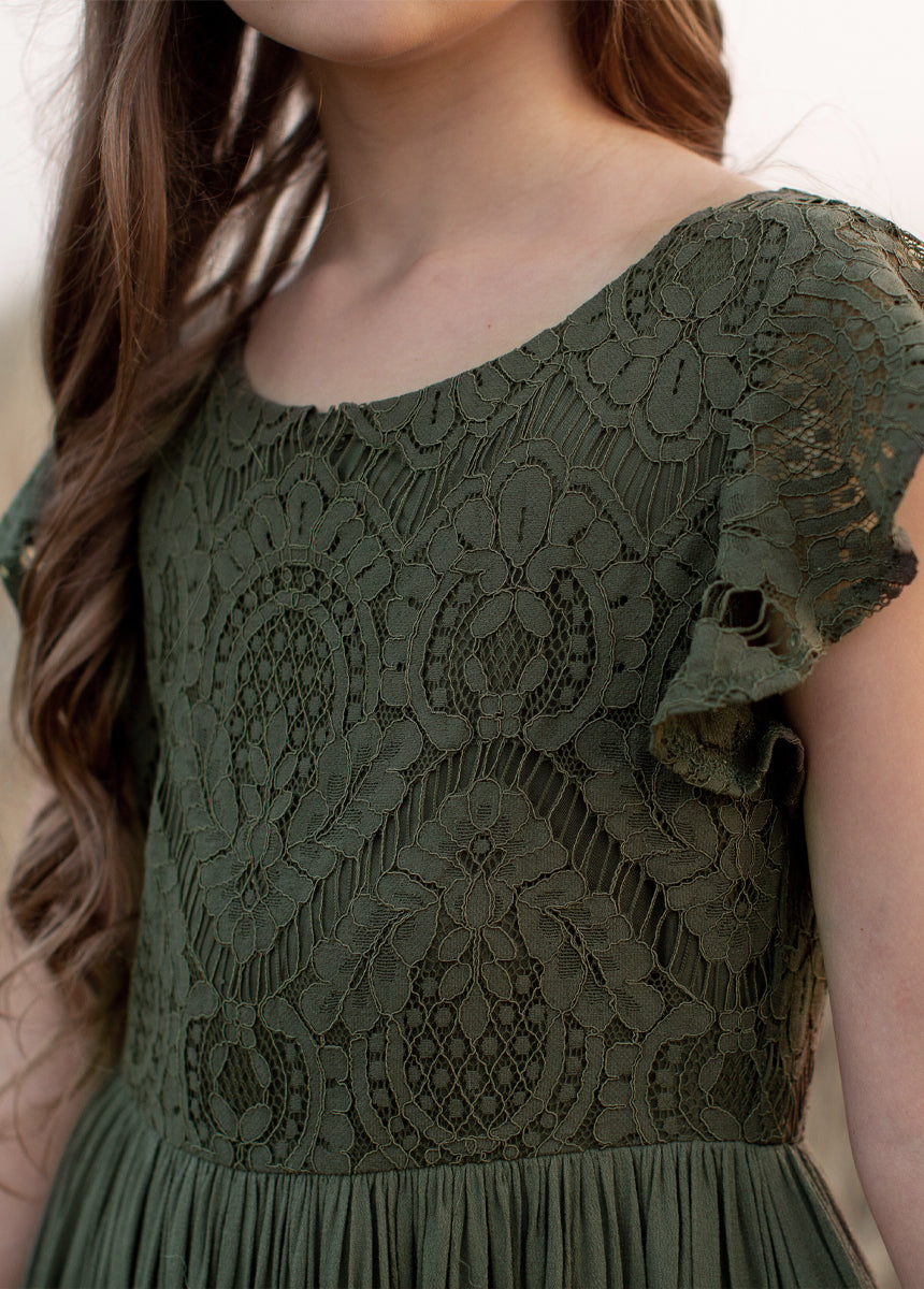 Macy Dress in Olive