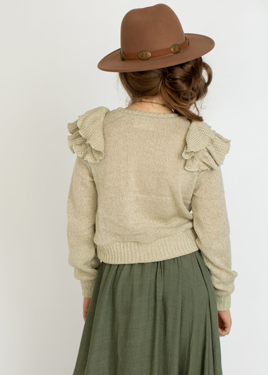 Tiegan Sweater in Heather Oat