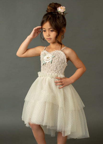 Aryana Dress in Cream - Joyfolie